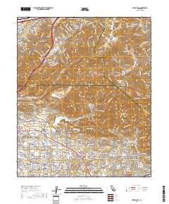 Yorba Linda 2018 topographic map thumbnail