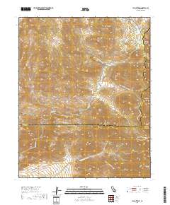 Lamont Peak 2018 topographic map thumbnail