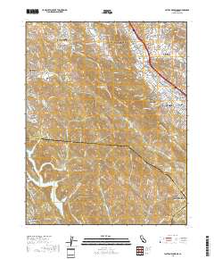 Las Trampas Ridge 2018 topographic map thumbnail