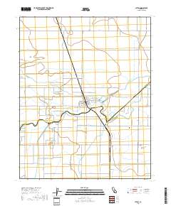 Laton 2018 topographic map thumbnail
