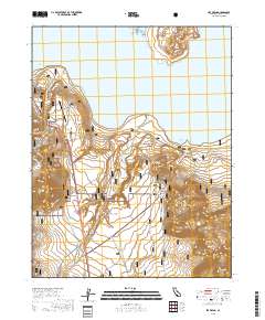 Lee Vining 2018 topographic map thumbnail