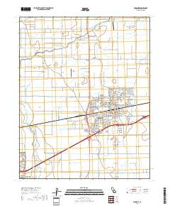 Lemoore 2018 topographic map thumbnail