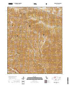 Liebre Mountain 2018 topographic map thumbnail