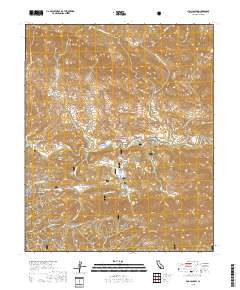 Lion Canyon 2018 topographic map thumbnail
