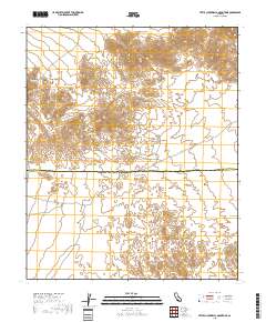 Little Chuckwalla Mountains 2018 topographic map thumbnail