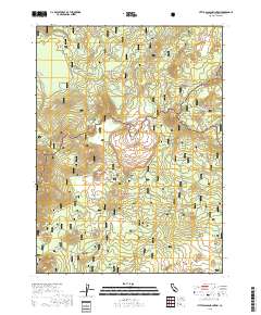 Little Glass Mountain 2018 topographic map thumbnail
