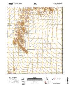 Little Mule Mountains 2018 topographic map thumbnail