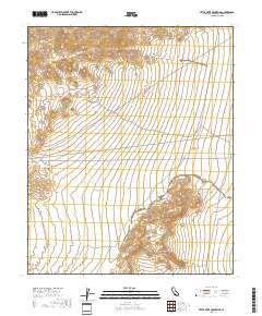 Little Piute Mountains 2018 topographic map thumbnail