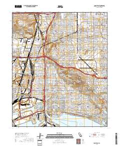 Long Beach 2018 topographic map thumbnail