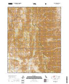 Long Canyon 2018 topographic map thumbnail