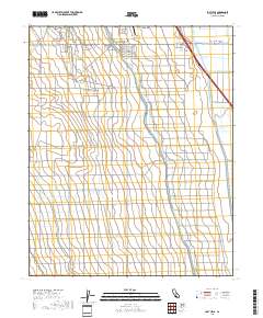 Lost Hills 2018 topographic map thumbnail
