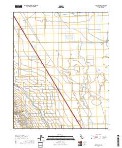 Lost Hills NW 2018 topographic map thumbnail