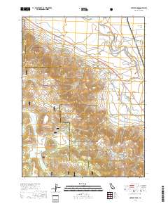 McKesick Peak 2018 topographic map thumbnail