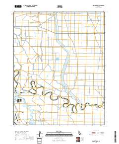 Mendota Dam 2018 topographic map thumbnail
