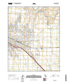 Merced 2018 topographic map thumbnail