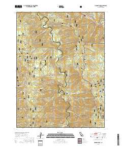 Hennessy Peak 2018 topographic map thumbnail