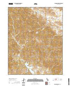 Hernandez Reservoir 2018 topographic map thumbnail