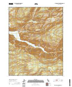 Hetch Hetchy Reservoir 2018 topographic map thumbnail