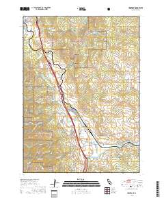 Hornbrook 2018 topographic map thumbnail