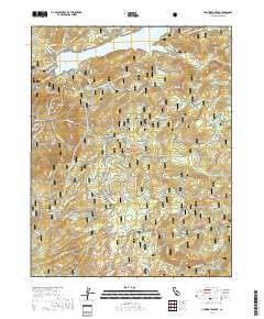 Huntington Lake 2018 topographic map thumbnail