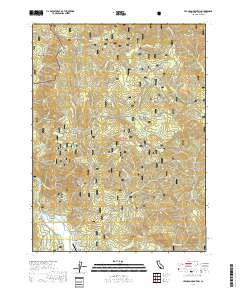 Hyampom Mountain 2018 topographic map thumbnail