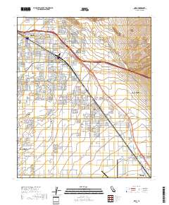 Indio 2018 topographic map thumbnail