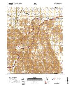 In-Ko-Pah Gorge 2018 topographic map thumbnail