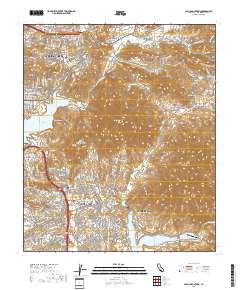 Jamul Mountains 2018 topographic map thumbnail