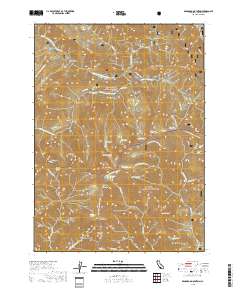 Kangaroo Mountain 2018 topographic map thumbnail