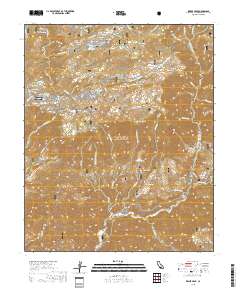 Keller Peak 2018 topographic map thumbnail