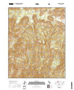 Kern Peak 2018 topographic map thumbnail