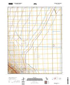 Kettleman City 2018 topographic map thumbnail