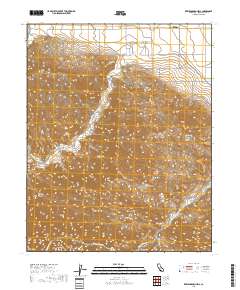 Kreyenhagen Hills 2018 topographic map thumbnail