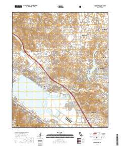 Lake Elsinore 2018 topographic map thumbnail