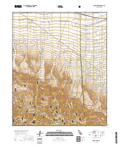 Mescal Creek 2018 topographic map thumbnail