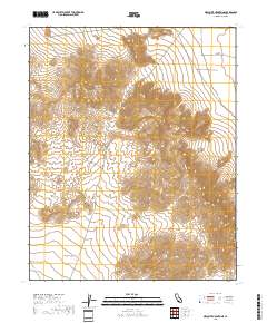 Mesquite Mountains 2018 topographic map thumbnail