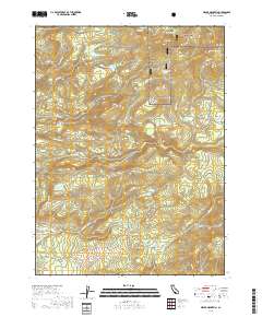 Miller Mountain 2018 topographic map thumbnail