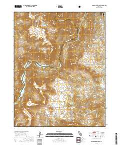Millerton Lake East 2018 topographic map thumbnail