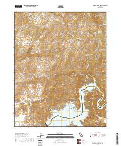 Millerton Lake West 2018 topographic map thumbnail