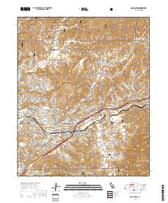 Mint Canyon 2018 topographic map thumbnail