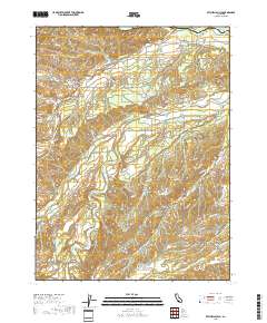 Mitchell Gulch 2018 topographic map thumbnail