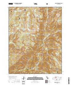 Mokelumne Peak 2018 topographic map thumbnail