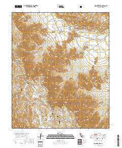 Monument Peak 2018 topographic map thumbnail