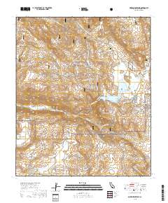 Morena Reservoir 2018 topographic map thumbnail