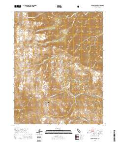 Mount Barcroft 2018 topographic map thumbnail