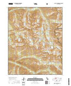 Mount Clarence King 2018 topographic map thumbnail