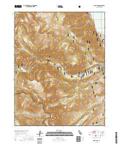 Mount Dana 2018 topographic map thumbnail