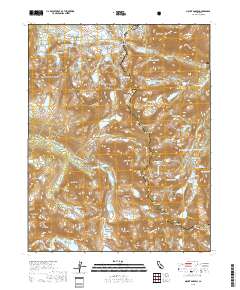 Mount Darwin 2018 topographic map thumbnail