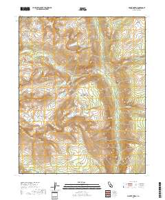 Mount Kaweah 2018 topographic map thumbnail