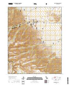 Mount Langley 2018 topographic map thumbnail